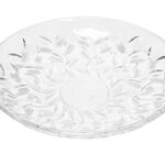 RCR glass Italian crystal decorative platter image number 0