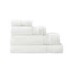 100% egyptian cotton face towel, white 30*30 cm image number 1