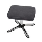 Recliner Chair With Stool Dark Grey image number 3
