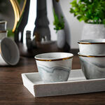 La Mesa grey marble Saudi coffee cups set cups 12 pcs image number 0