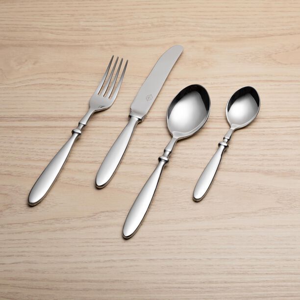 La Mesa silver stainless steel cutlery set 16 image number 5