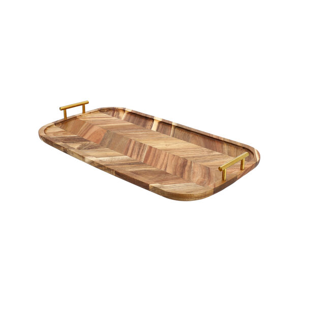 Acacia wood serving tray 55*30*5.4 cm image number 1