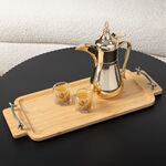Alberto natural bamboo serving tray 50*21*4 cm image number 1
