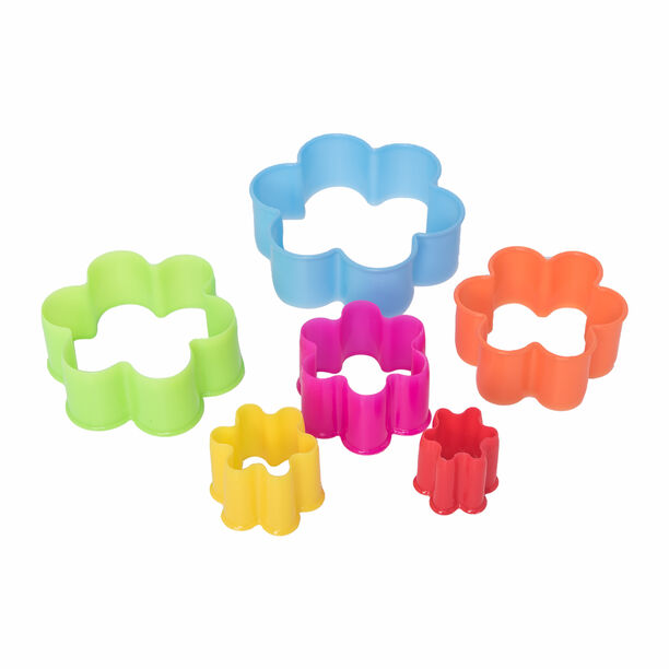 Plastic Cookie Cutters 5 Pieces Assorted Shapes image number 1