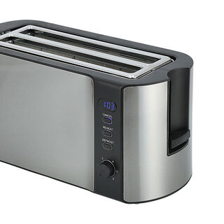 Alberto plastic black silver toaster 1250 1500W