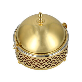 FOOD WARMER WITH PLAIN DOME LID