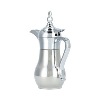 1Pc Steel Vacuum Flask Mini Traditional Silver