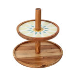 Arabesque 2 Tier Serving Stand Top image number 2
