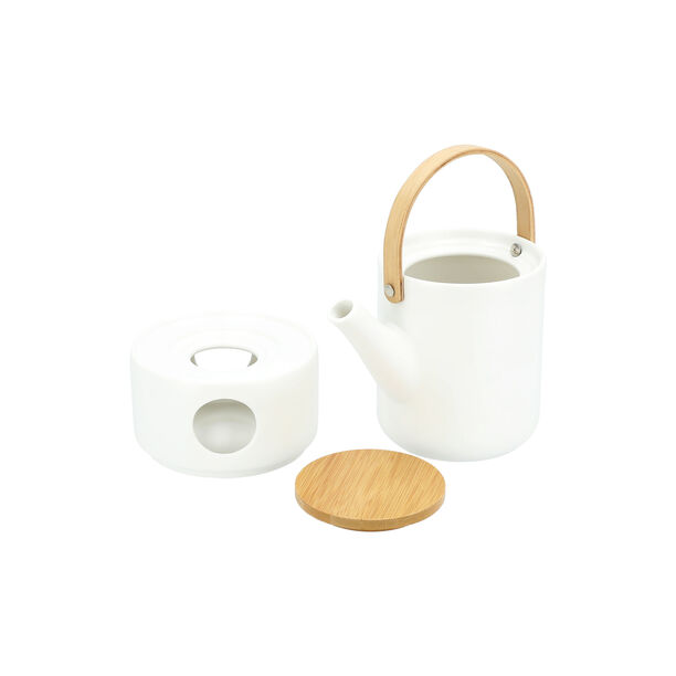 Dallaty white porcelain English tea pot image number 3