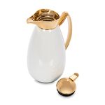 Dallaty steel flask white and gold 1L image number 2