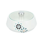 Dallaty white porcelain date bowl with lid 15.5*15.5*10 cm image number 0