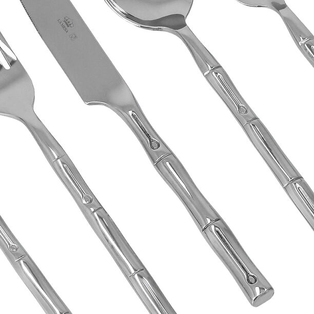 La Mesa silver stainless steel cutlery set 20 pc image number 3