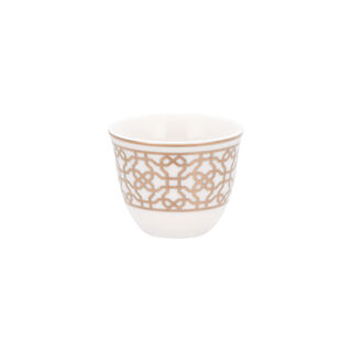 Dallaty gold porcelain Saudi coffee cups set 12 pcs