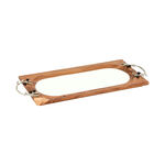 Wooden Tray With Olive Decoration Large 51Cm image number 1