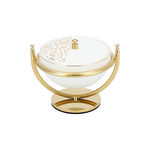 Dallaty white porcelain nut bowl with stand image number 1