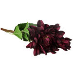 Artificial Flower Rose Burgundy image number 1