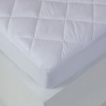 Boutique Blanche white cotton waterproof twin mattress protector 120*200*25cm image number 3