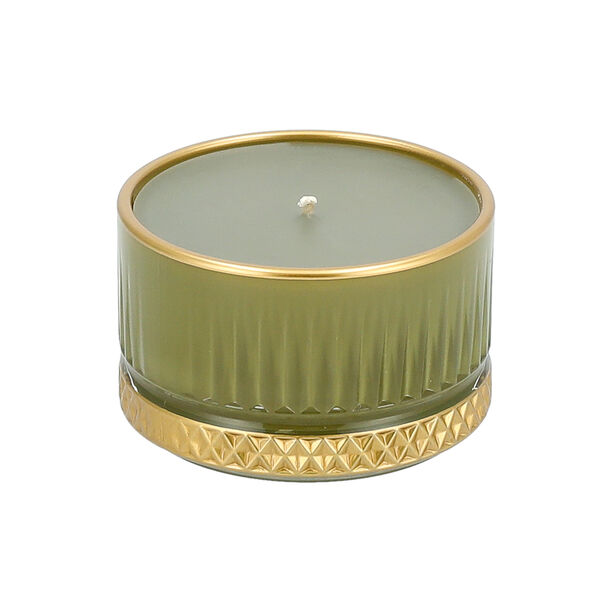 Gloria 9*5,5 Cm Oil Green Gold Candle image number 2