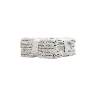 Cottage grey pack of 6 cotton face towel 30*30 cm