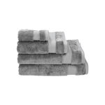 100% egyptian cotton bath towel, gray 90*150 cm image number 2