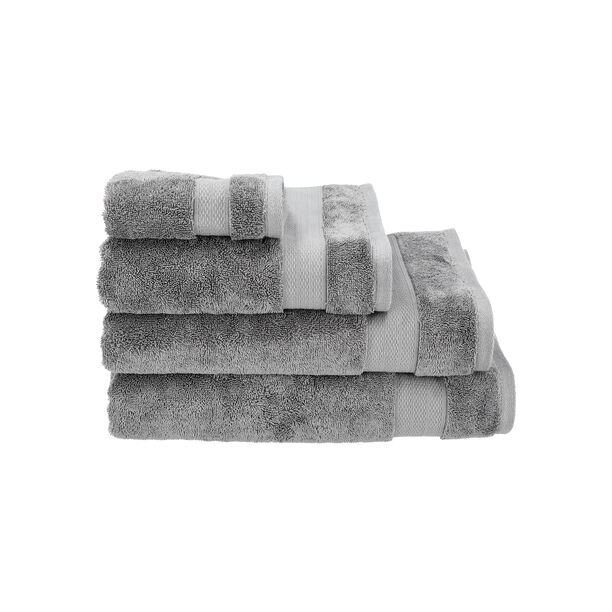 100% egyptian cotton bath towel, gray 70*140 cm image number 2