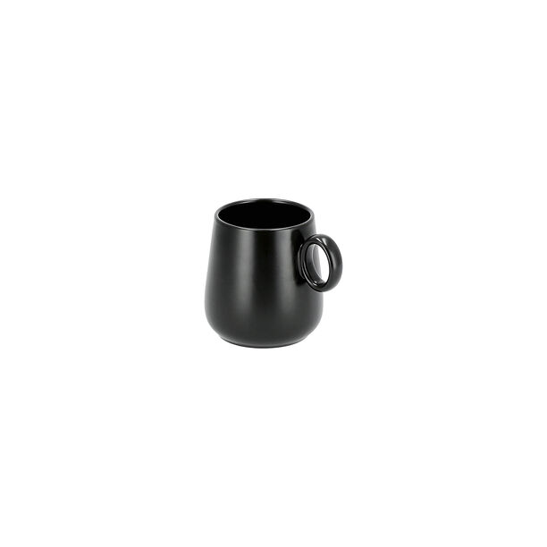 Dallaty porcelain matt black mug image number 2