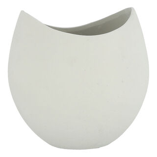 Ceramic Vase Whitte 28.5*28.5*27.5 cm