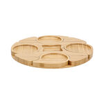 Bamboo Plate Dia25.5*2.5cm image number 1