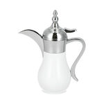 1Pc Steel Vacuum Flask Mini Traditional White image number 0