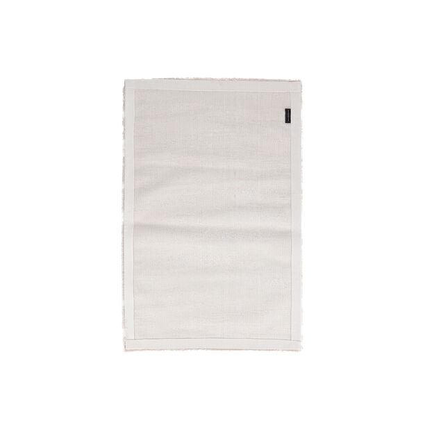 Boutique Blache beige, grey and white bathmat 60*90 cm image number 3