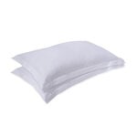 2Pcs Pillow Cover White image number 0