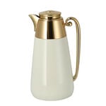 Dallaty set of 2 steel vacuum flask beige & gold 1L image number 1