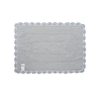Boutique Blanche dark grey cotton bathmat 60*90 cm