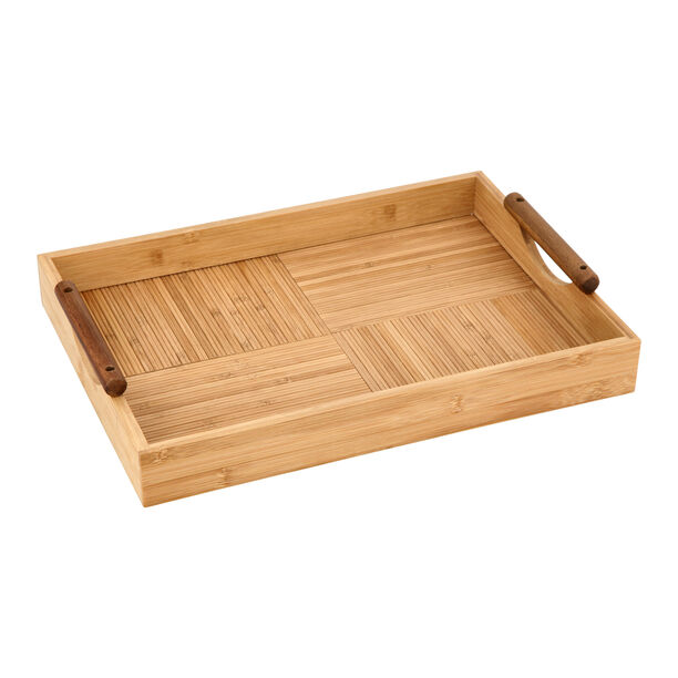 Zukhroof bamboo serving tray 45*31.5*7.3 cm image number 0