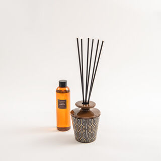 Woody aromatic diffuser with fiber sticks 200 ml